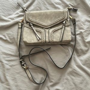 Western grey crossbody bag